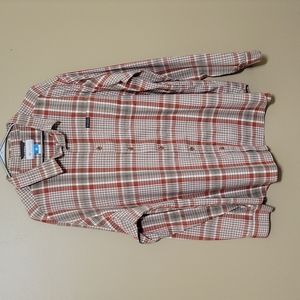 Columbia mens long sleeve shirt, XXL, 26 in pit/pit, 31 in long, 25 in sleeve